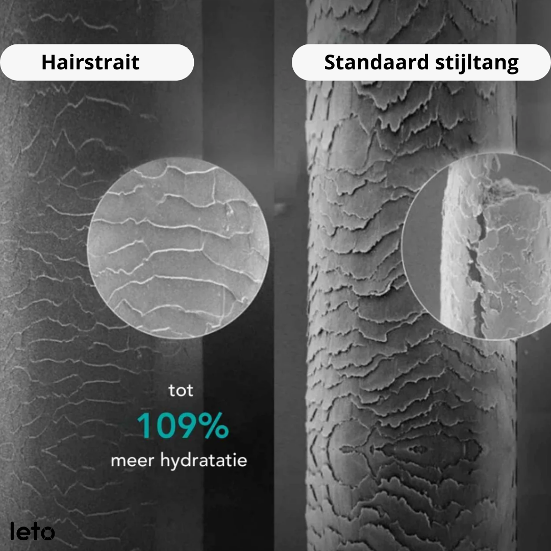 Leto Hairstrait stijltang - 2 unieke functies